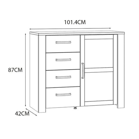 Chisbury BHLK222 komoda L/P