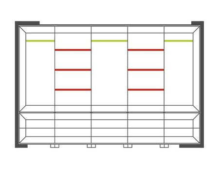 Corino Szafa 5D wysoka