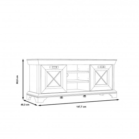 KASHMIR SZAFKA RTV KSMT231