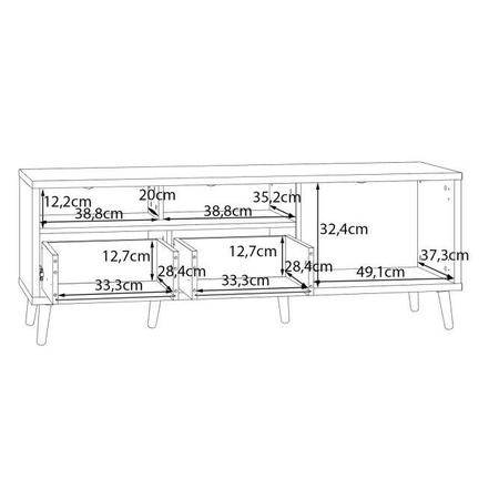 Aksana AKNT121 szafka RTV