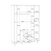 VANKKA VNKS832 szafa ubraniowa 140cm