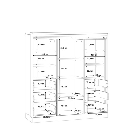 Kaszimiro KZMR631 regał