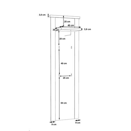 Duro DURD701 panel ubraniowy