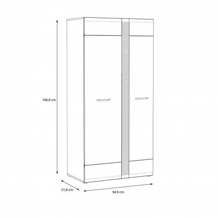 Locarno szafa LCRS821