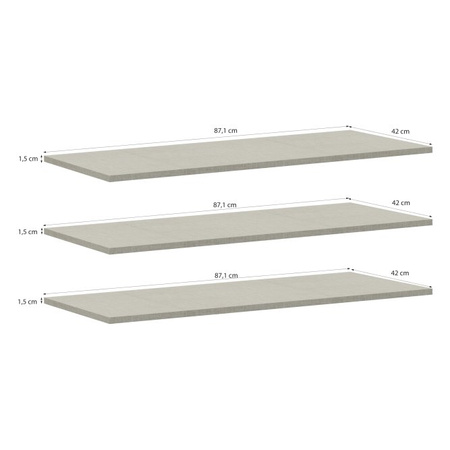 EDWAL FRGD871 półki 3szt.