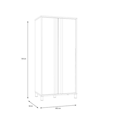 Hyato HYTS821 szafa 2d