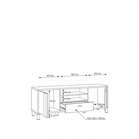 HAYATO HYTT231R SZAFKA RTV