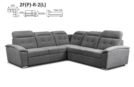 COMFORTO NAROŻNIK 2(P)-R-2F(L) / 2F(P)-R-2(L)