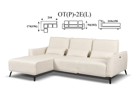 Modern narożnik 2E(P)-OT(L) / OT(P)-2E(L)