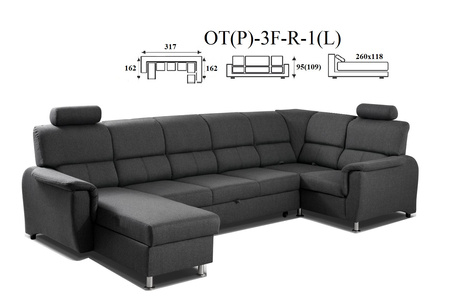 Duo ever narożnik 1(P)-R-3F-OT(L) / OT(P)-3F-R-1(L)