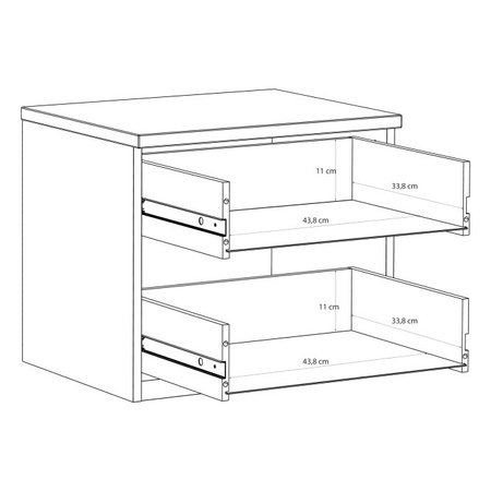 EDWAL EDWK012 szafka nocna 50cm