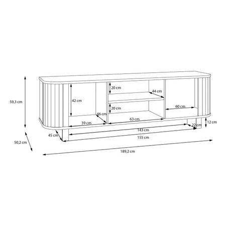 FORMSWIFT FOST232-D108 szafka RTV