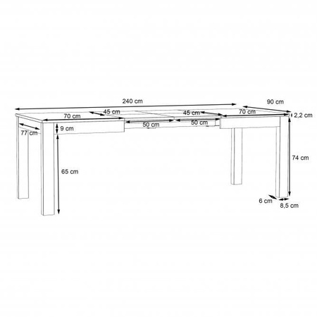 Tuluza stół PRTT402