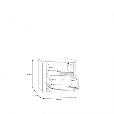 SURFINIO SFNK011 SZAFKA NOCNA