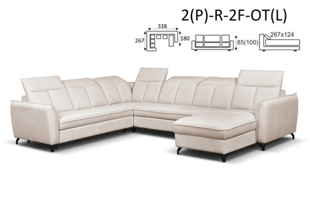 ROMANTICA NAROŻNIK OT(P)-2F-R-2(L) / 2(P)-R-2F-OT(L)