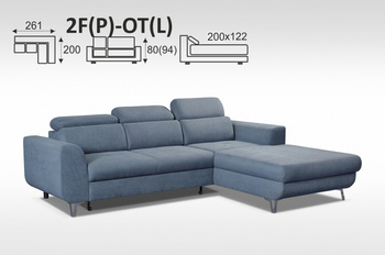DOLCE NAROŻNIK 2F(P)-OT(L) / OT(P)-2F(L)