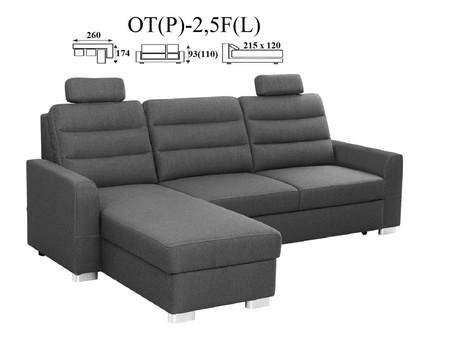 Brodway narożnik 2,5F(P)-OT(L) / OT(P)-2,5F(L)