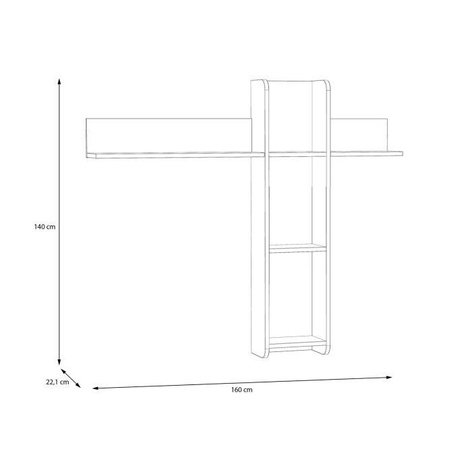 Wardiol WRDB01 półka