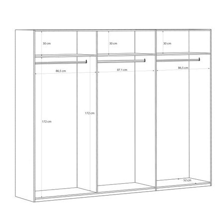 EDWAL EDWS963 szafa ubraniowa