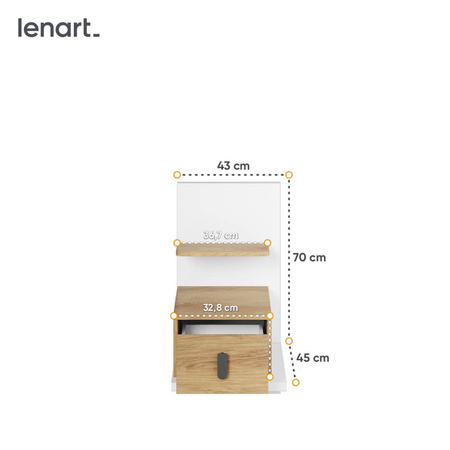 Simi MS-08P stolik nocny