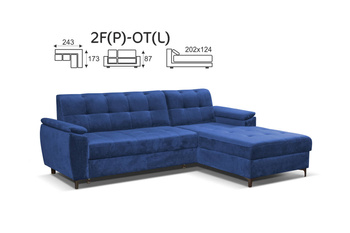 TRAVEL  NAROŻNIK 2F(P)-OT(L) / OT(P)-2F(L)