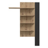 BREATHTAKER BTHB01-Q195 półka pionowa 130cm Dąb Cabezone/Dąb Artisan