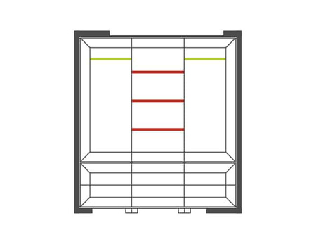 Corino Szafa 3D wysoka