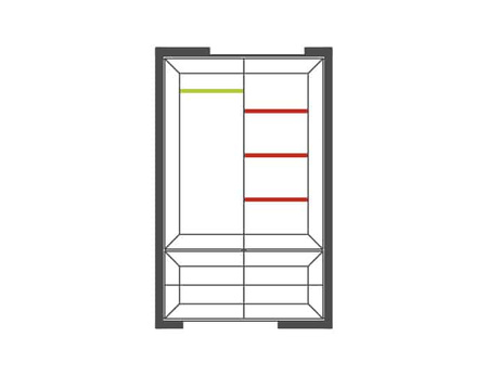 Corino Szafa 2D wysoka