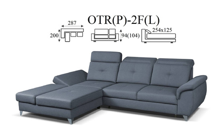 Limone narożnik 2F(P)-OTR(L) / OTR(P)-2F(L)