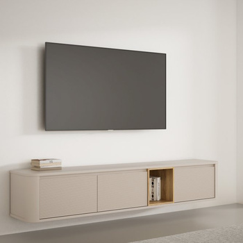 BREATHTAKER BTHTH141-M846 szafka RTV 220cm Dąb Mauvella/Piaskowy