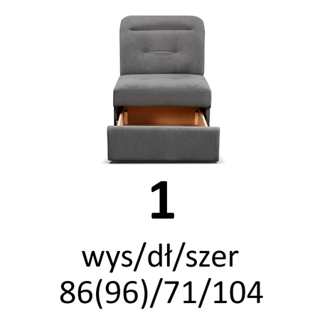 COMFORTO NAROŻNIK DO SAMODZIELNEJ KONFIGURACJI