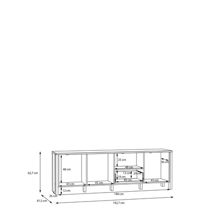 Saitama SQMT241 szafka RTV