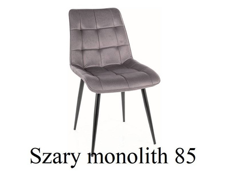 Chic monolith krzesło stelaż czarny