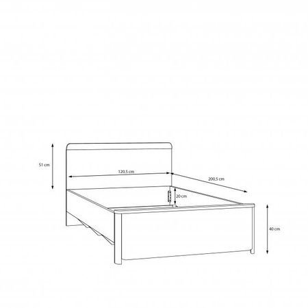 SURFINIO SFNL1121 ŁÓŻKO