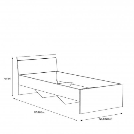 ARKINA LBLL012 ŁÓŻKO MŁODZIEŻOWE