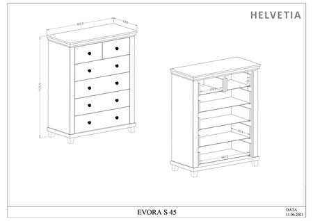 EVORA TYP 45 KOMODA 6S