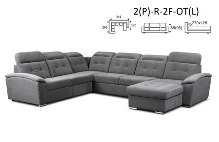 COMFORTO NAROŻNIK OT(P)-2F-R-2(L) / 2(P)-R-2F-OT(L)