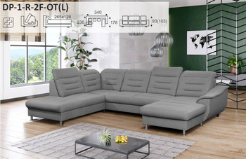 BELLAGIO NAROŻNIK DP-1-R-2F-OT(L) / OT(P)-2F-R-1-DP