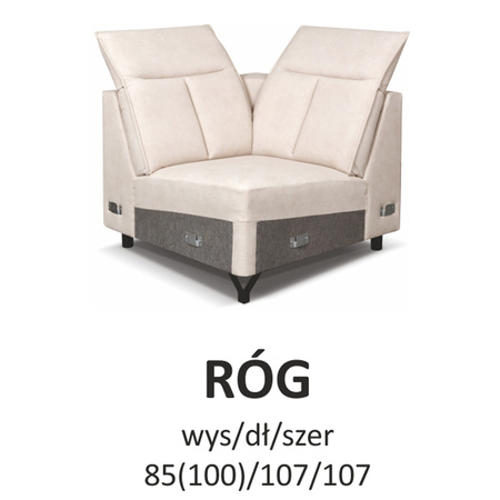 ROMANTICA NAROŻNIK DO SAMODZIELNEJ KONFIGURACJI