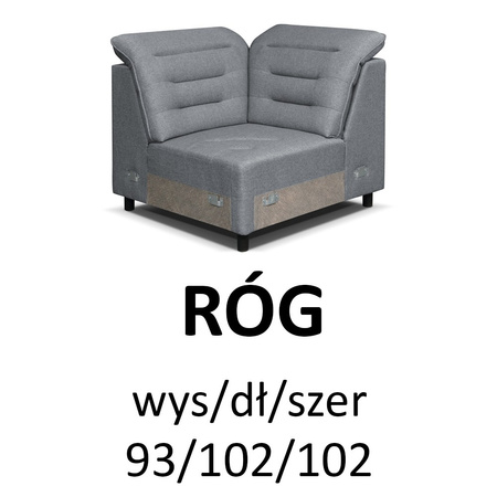 BELLAGIO NAROŻNIK DO SAMODZIELNEJ KONFIGURACJI