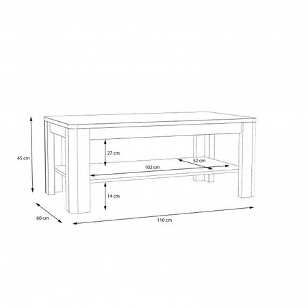 Tuluza stolik kawowy FLOT12