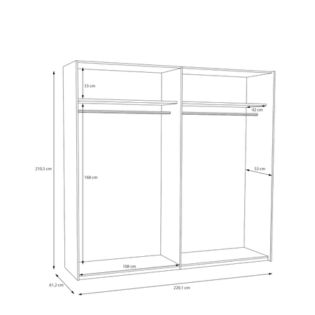Baderna BDNS92511 szafa
