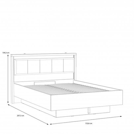 Hayato HYTL1142B łoże 140