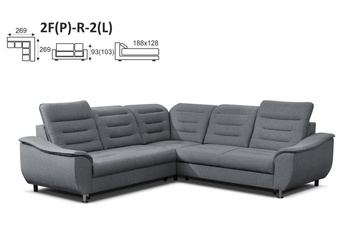 BELLAGIO NAROŻNIK 2F(P)-R-2(L) / 2(P)-R-2F(L)