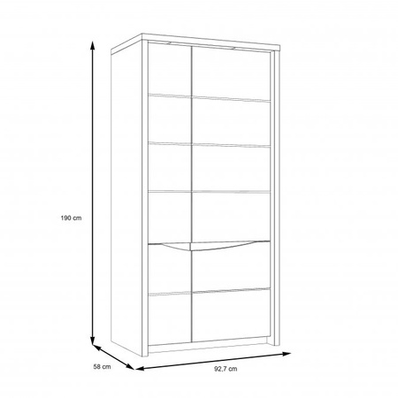 SAINT TROPEZ SZAFA STZS821RB
