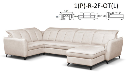 ROMANTICA NAROŻNIK OT(P)-2F-R-1(L) / 1(P)-R-2F-OT(L)