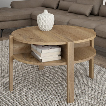 BREATHTAKER CFTT5024-D108 stolik kawowy 75x75cm Tobago Dąb Mauvella