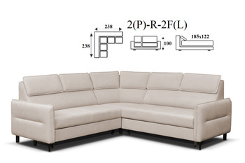 Malibu narożnik 2(P)-R-2F(L) / 2F(P)-R-2(L)