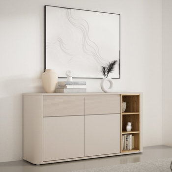 BREATHTAKER BTHK233-M846 Komoda P Dąb Mauvella / Piaskowy