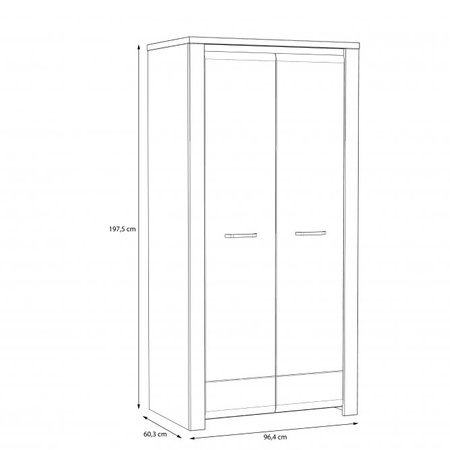 BRUGIA SZAFA BUGS821B